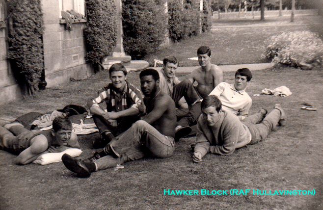 Outside Hawker Block RAF Hullavington